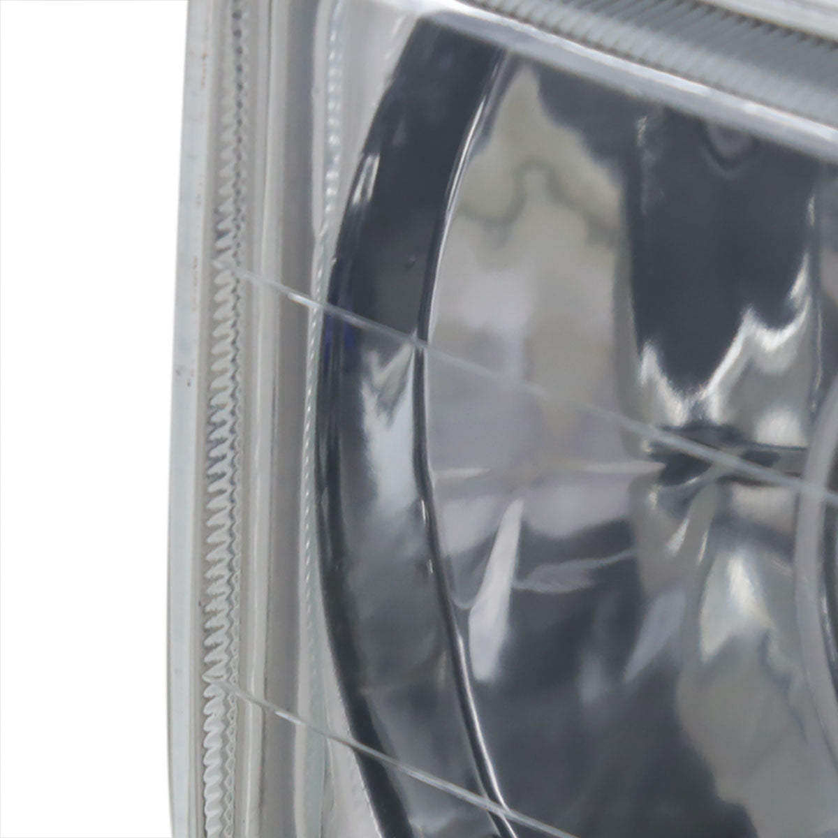 Ronnin - Fits All Vehicles with 4" X 6" Sealed Beam Projector Headlights H4651 H4652 H4656 H4666 H6545 Pair | Chrome