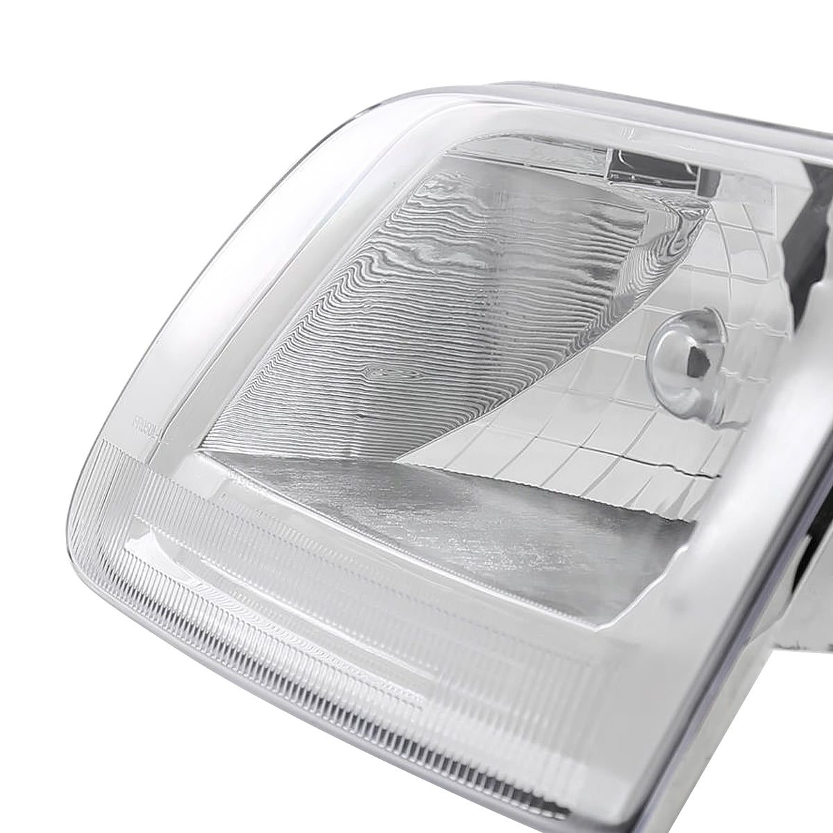 Ronnin - Fits 1997-2003 Ford F150 Expedition Headlights Factory Replacement Assembly Pair | Chrome