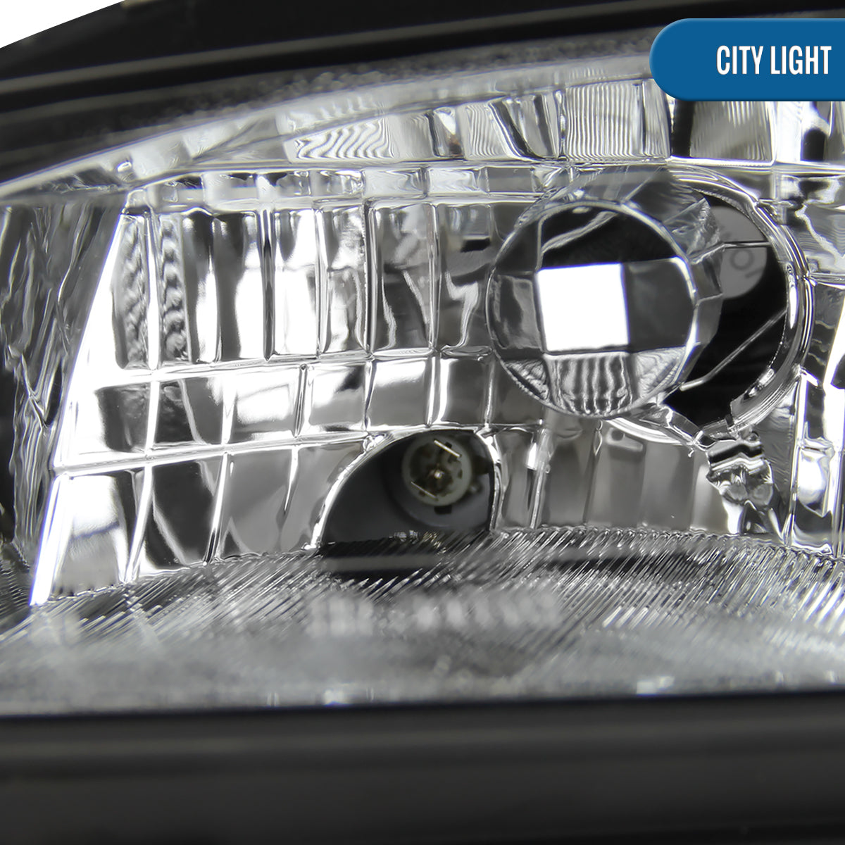 Ronnin - Fits 1992-1995 Honda Civic EG EJ Replacement Headlights Assembly Pair | Black