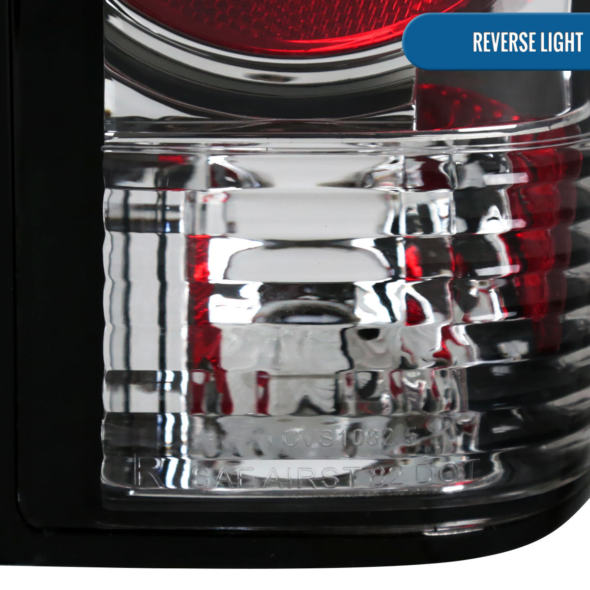 Ronnin - Fits 1982-1993 Chevy S10 1983-1994 S10 Blazer 1983-1990 GMC S15 1991-1993 Sonoma 1992-1994 Jimmy Tail Lights Replacement Pair | Chrome
