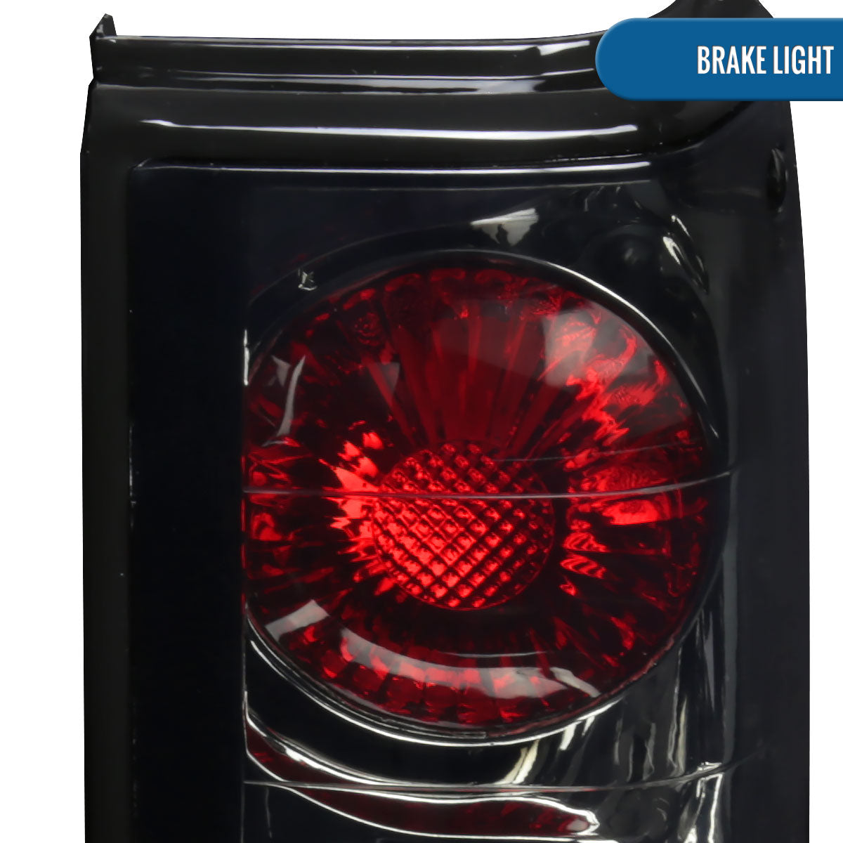 Ronnin - Fits 1982-1993 Chevy S10 1983-1994 S10 Blazer 1983-1990 GMC S15 1991-1993 Sonoma 1992-1994 Jimmy Tail Lights Replacement Pair | Smoke