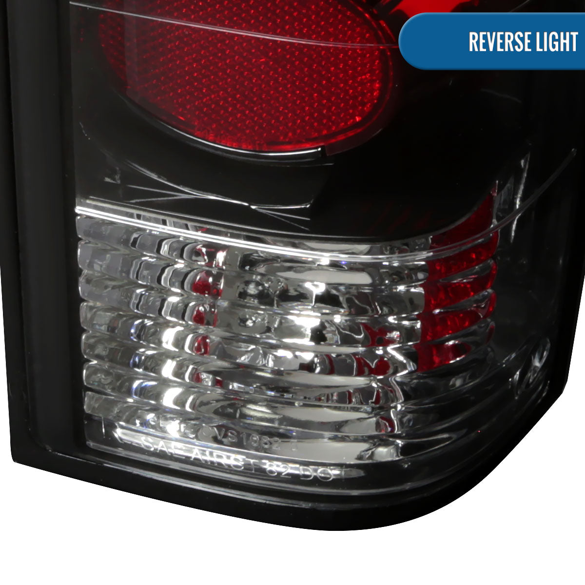 Ronnin - Fits 1982-1993 Chevy S10 1983-1994 S10 Blazer 1983-1990 GMC S15 1991-1993 Sonoma 1992-1994 Jimmy Tail Lights Replacement Pair | Black