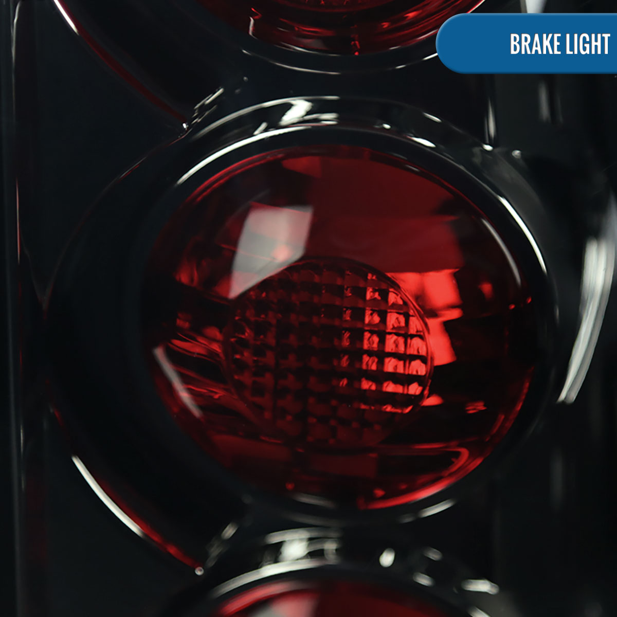 Ronnin - Fits 1999-2002 Chevy Silverado 1999-2007 Sierra Pickup Tail Lights Replacement Rear Brake Lamps Assembly Pair | Smoke