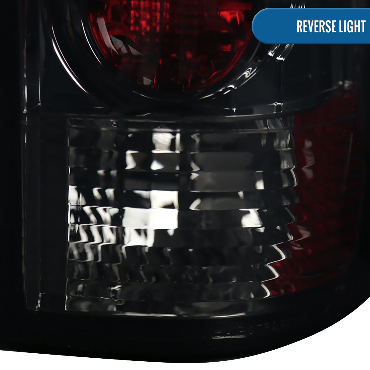 Ronnin - Fits 1999-2002 Chevy Silverado 1999-2007 Sierra Pickup Tail Lights Replacement Rear Brake Lamps Assembly Pair | Smoke