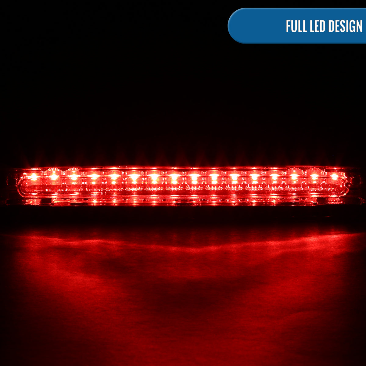 Ronnin - Fits 2005-2009 Ford Mustang LED 3rd Third Brake Light Center Lamp Replacement 1-Piece | Smoke
