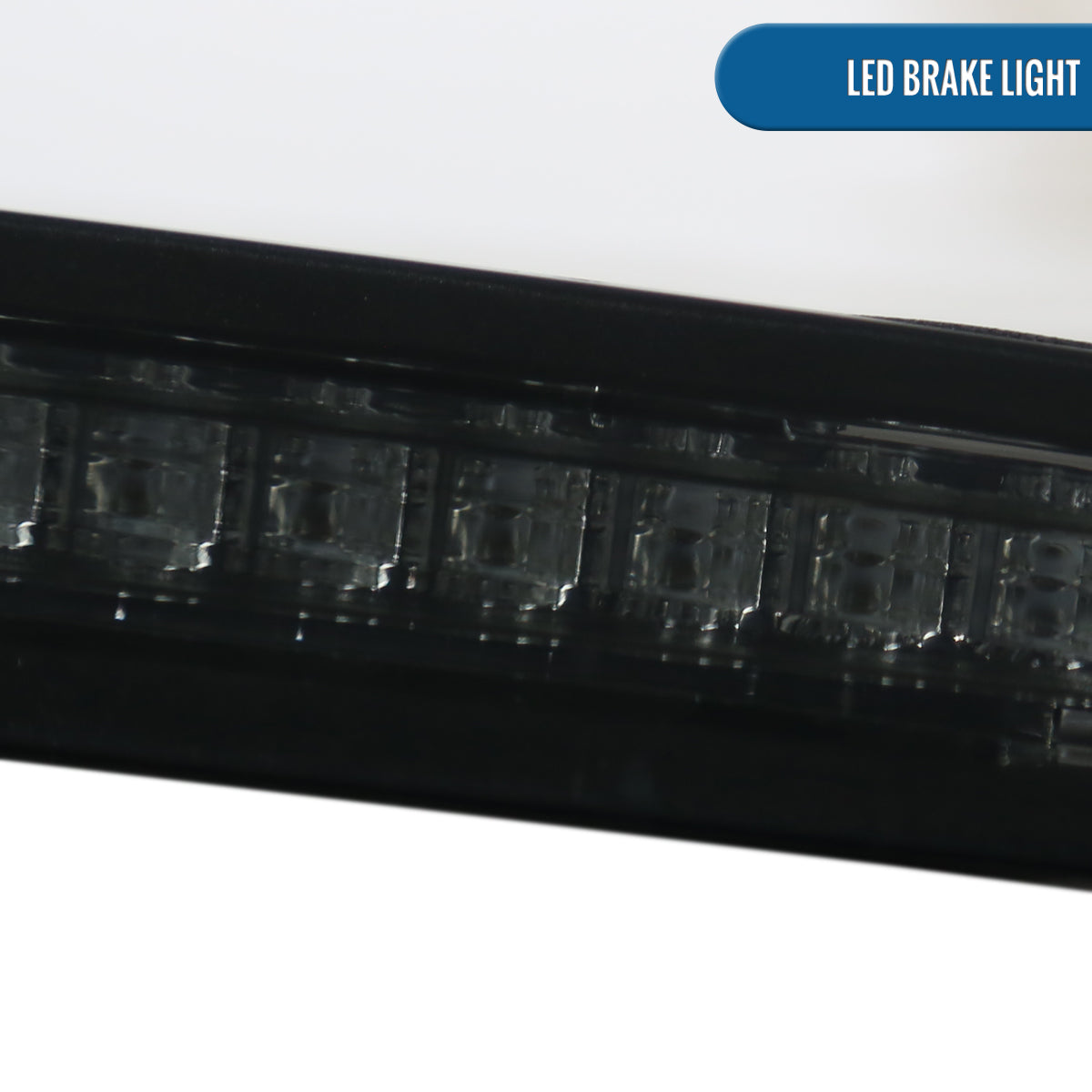 Ronnin - Fits 2005-2009 Ford Mustang LED 3rd Third Brake Light Center Lamp Replacement 1-Piece | Smoke