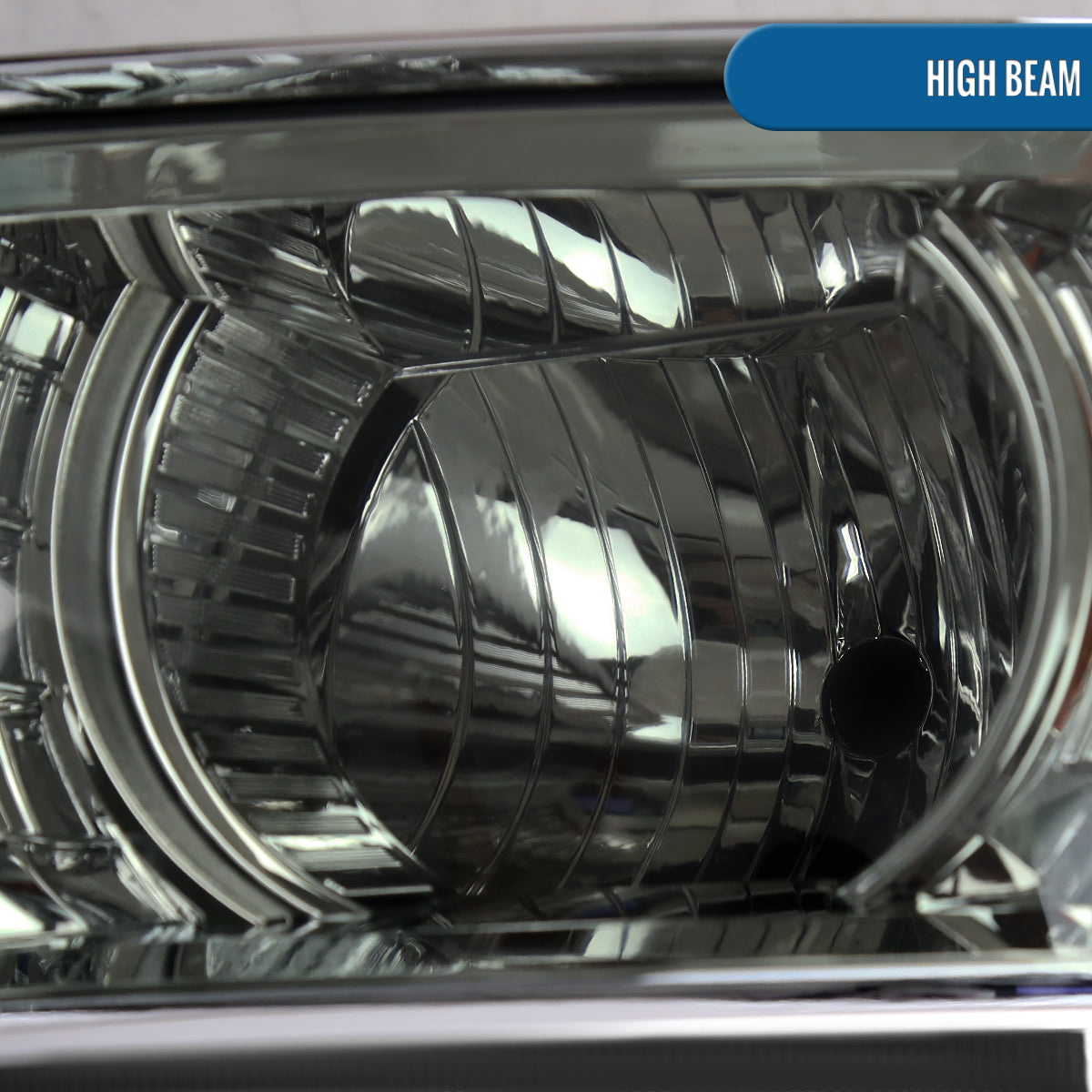 Ronnin - Fits 2014-2015 Chevy Silverado 1500 Upgraded Factory Replacement Projector Headlights Assembly Pair | Light Smoke
