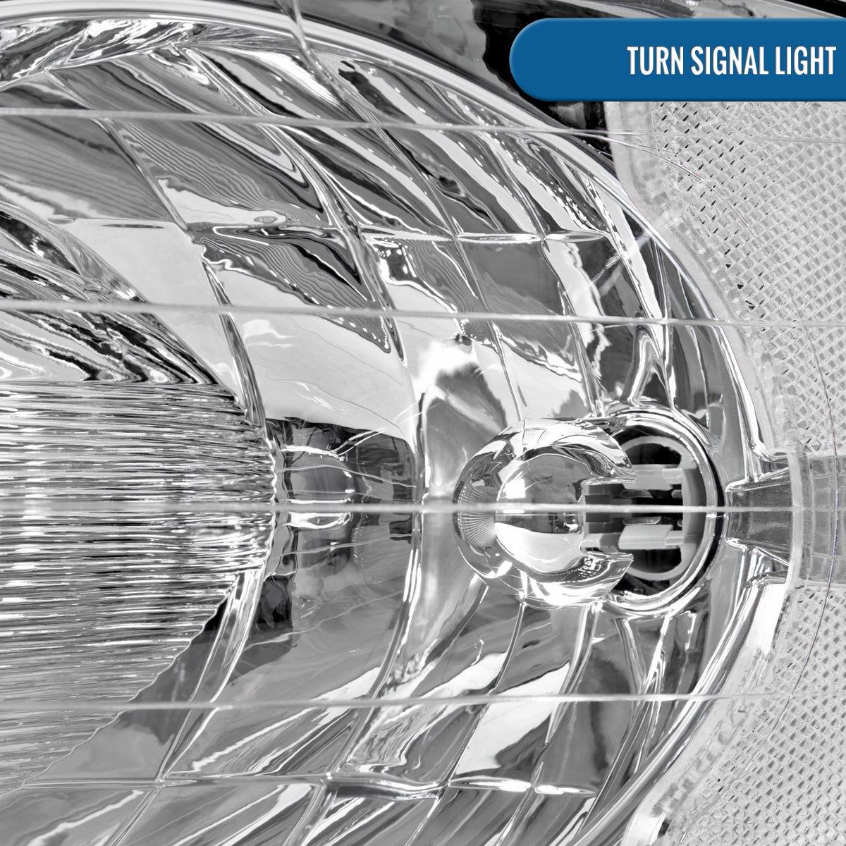 Ronnin - Fits 2002-2005 Dodge Ram 1500 2500 3500 Clear Reflector Factory Style Replacement Headlights Assembly Pair | Chrome