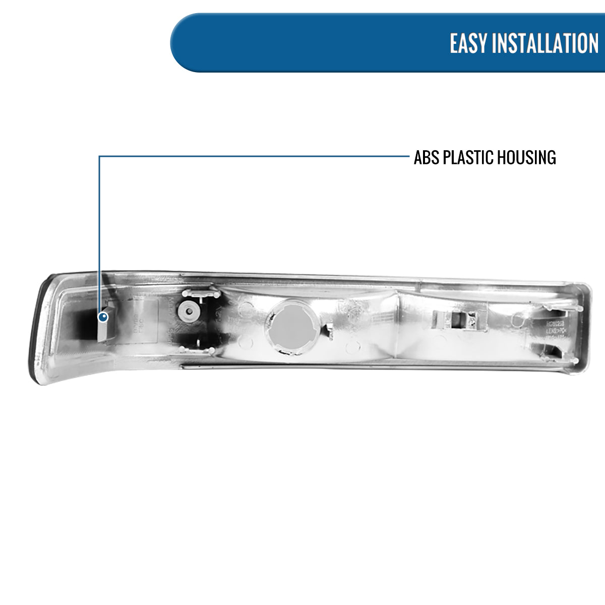 Ronnin - Fits 1998-2004 Chevy GMC Sonoma S10 Pickup 1998-2005 Blazer Factory Replacement Front Bumper Lights Assembly Pair | Chrome