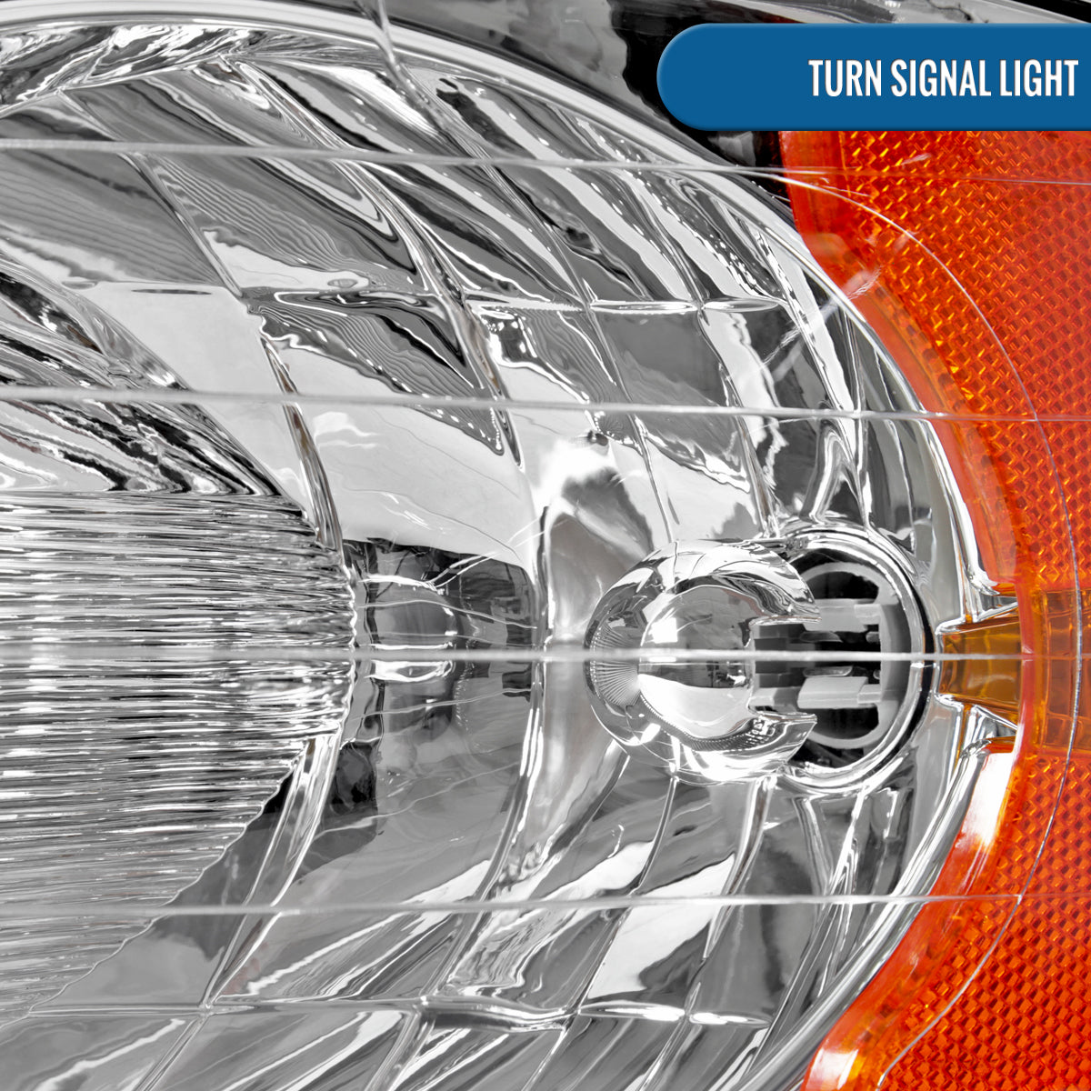Ronnin - Fits 2002-2005 Dodge Ram 1500 2500 3500 Factory Style Replacement Headlights Assembly Pair | Chrome