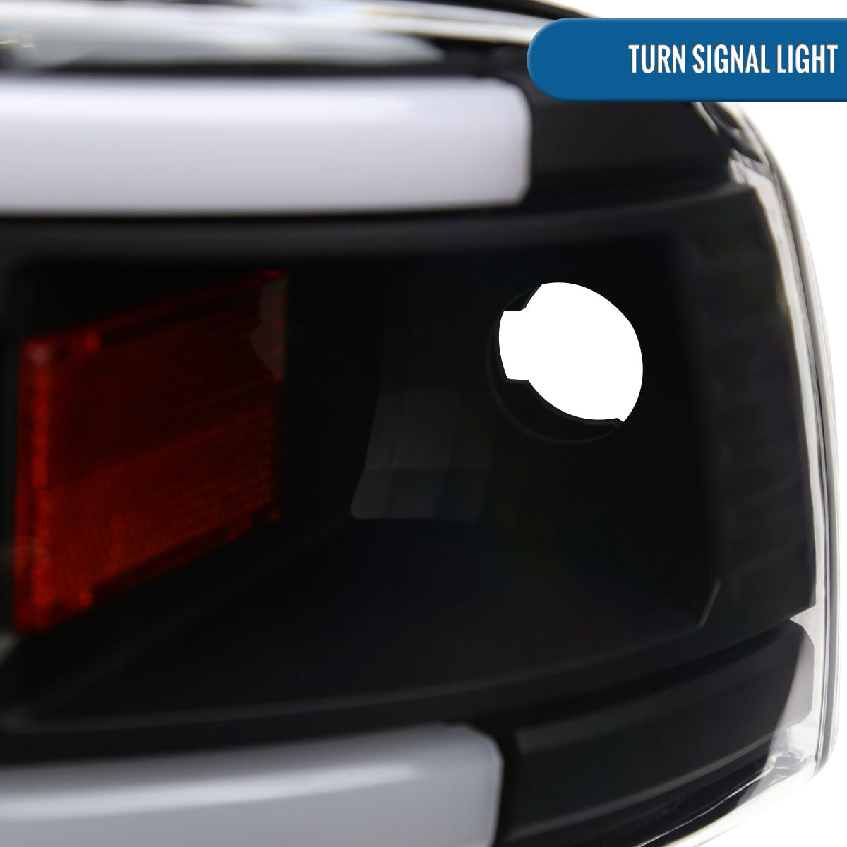 Ronnin - Fits 1994-2002 Dodge Ram 1500 2500 3500 Upgraded Replacement LED Tube Headlights Assembly Pair | Black
