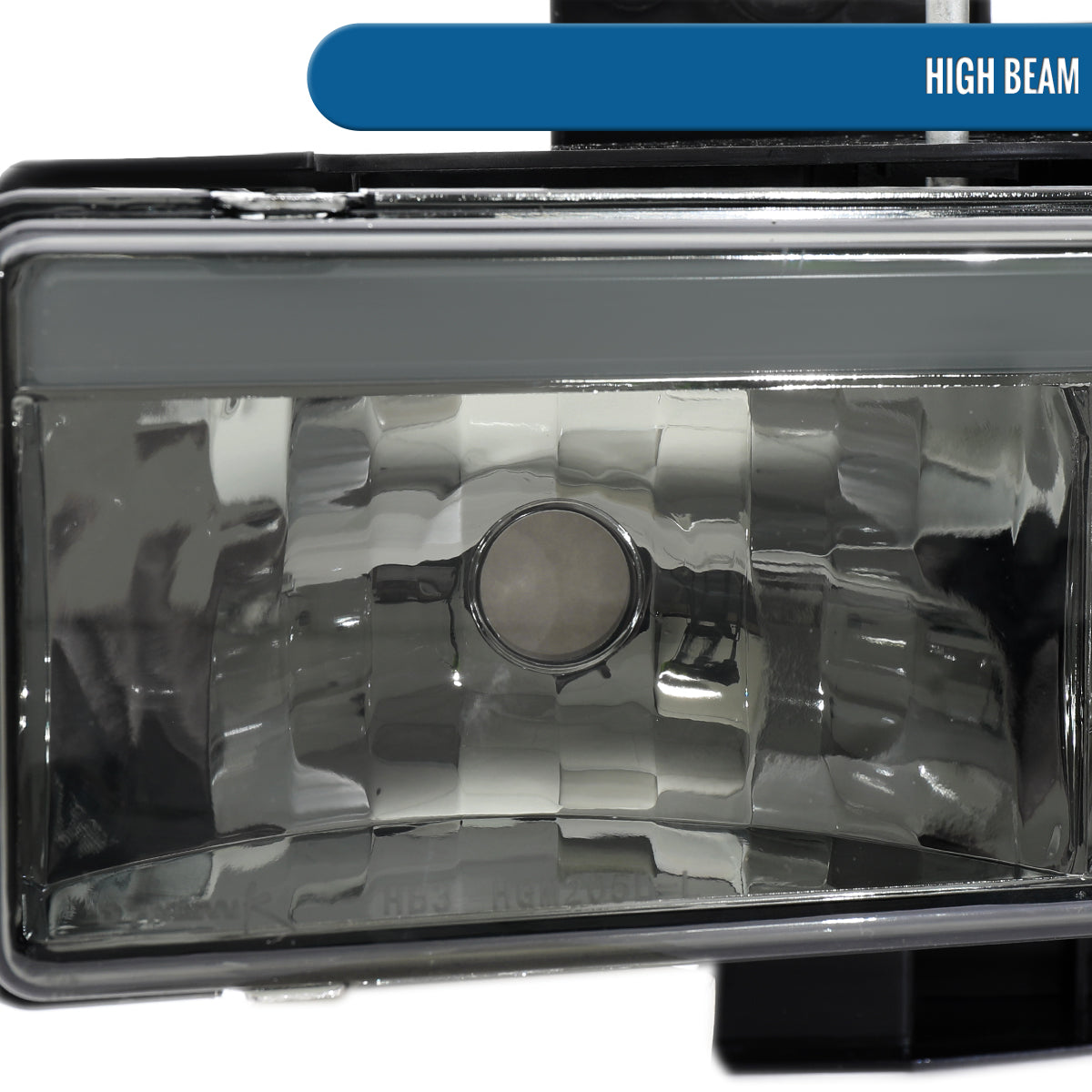 Ronnin - Fits 1994-1999 GMC C10 C/K Suburban Sierra Yukon LED Tube Headlights + Corner Bumper Parking Lights Assembly Pair | Smoke