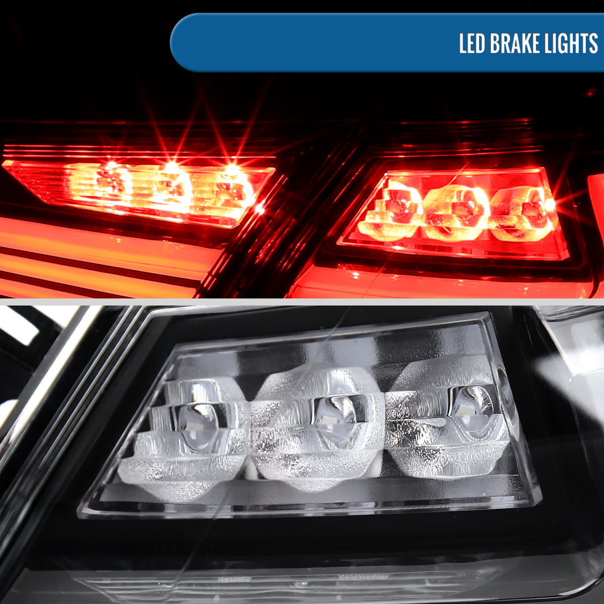 Ronnin - Fits 2018-2022 Toyota Camry Full LED Tail Lights Sequential Turn Signal + Animated Startup Effect Lamps Assembly Pair | Black