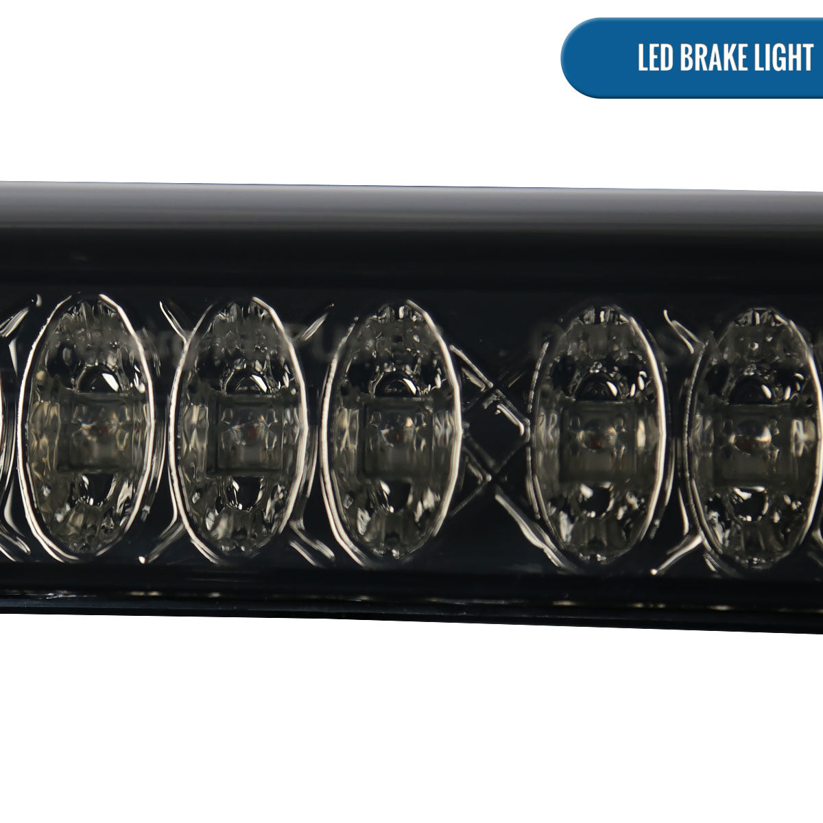 Ronnin - Fits 1997-2004 Ford F150 1998-1999 F250 2002 Lincoln Blackwood LED High Mount Stop Light Third 3rd Brake Lamp Piece | Smoke