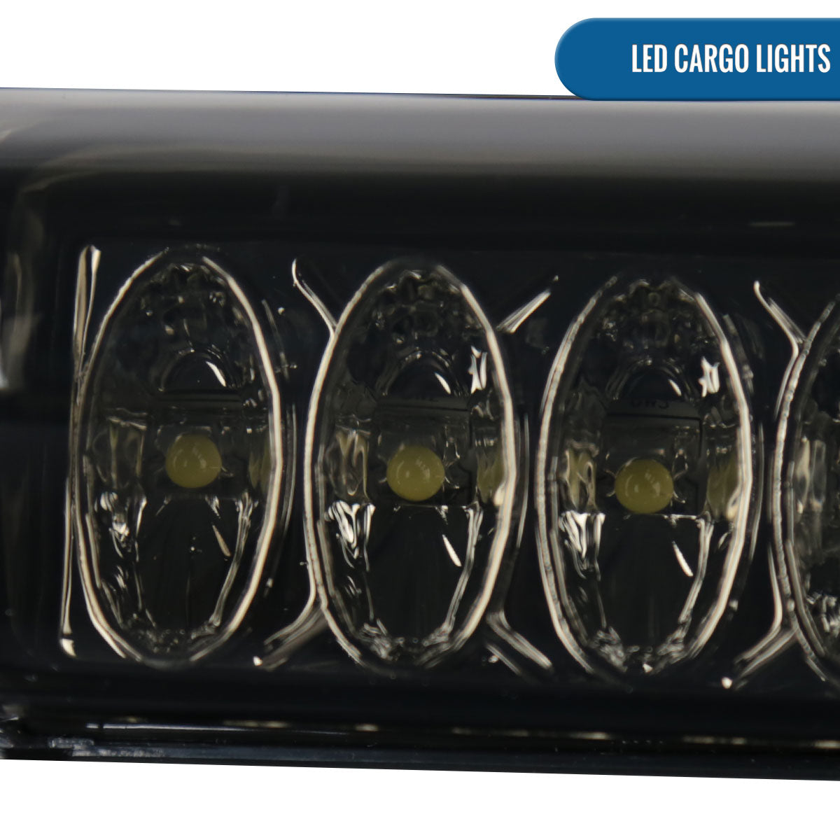 Ronnin - Fits 1997-2004 Ford F150 1998-1999 F250 2002 Lincoln Blackwood LED High Mount Stop Light Third 3rd Brake Lamp Piece | Smoke