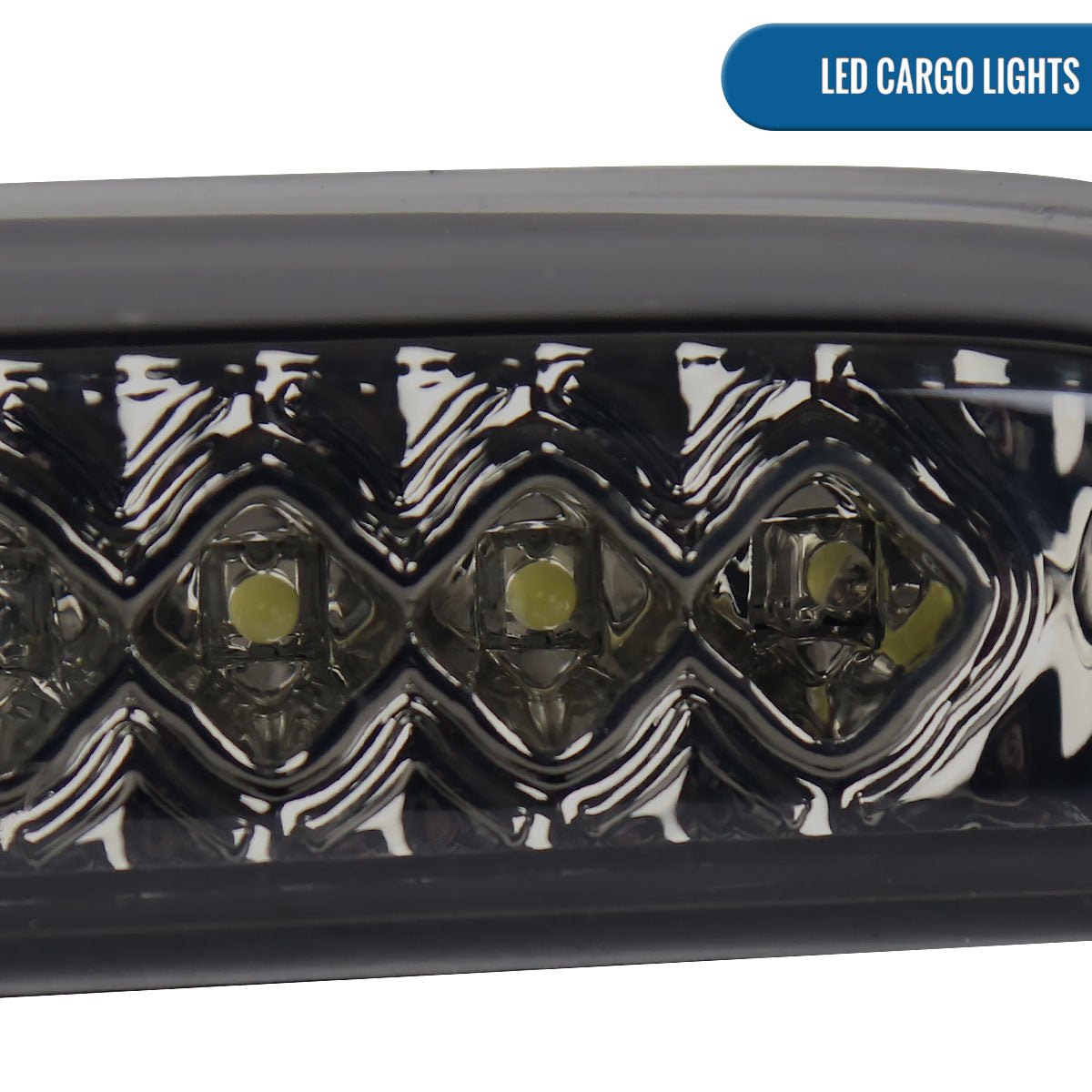 Ronnin - Fits 1999-2016 Ford F250 F350 F450 F550 Super Duty 1993-2011 Ranger 1994-2010 Mazda B-Series LED High Mount Stop Light Third 3rd Brake Lamp Piece | Smoke