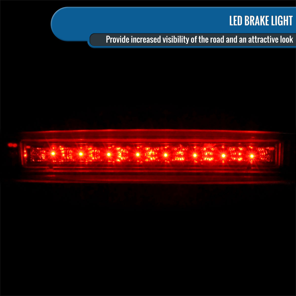 Ronnin - Fits 00-04 Ford Focus Replacement SVT ZX3 ZX5 LED 3rd Third Brake Light Tail Lamp