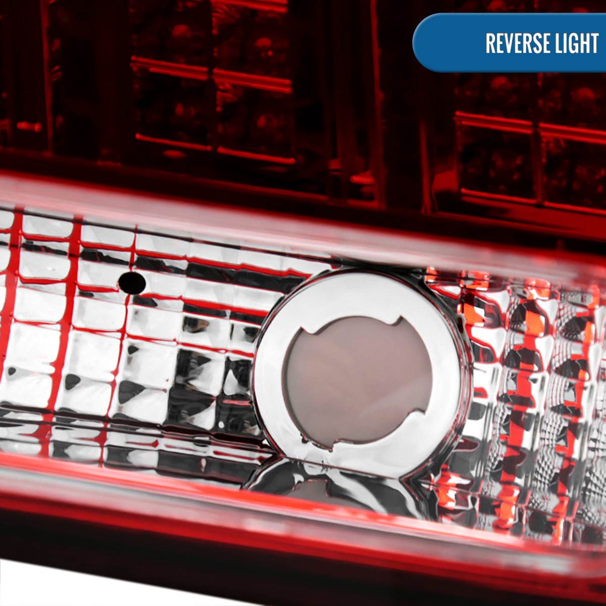 Ronnin - Fits 1999-2004 Ford Mustang Upgraded LED Sequential Turn Signals Tail Lights Assembly Pair | Red