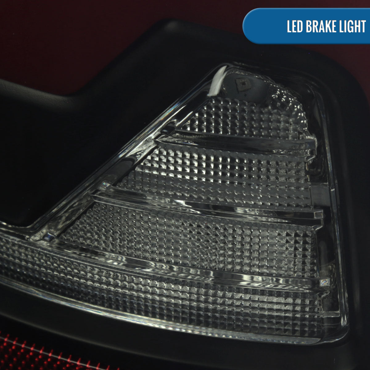 Ronnin - Fits 2002-2006 Dodge Ram 1500 2500 3500 Upgraded Full LED Tail Lights Assembly Pair | Black Smoke