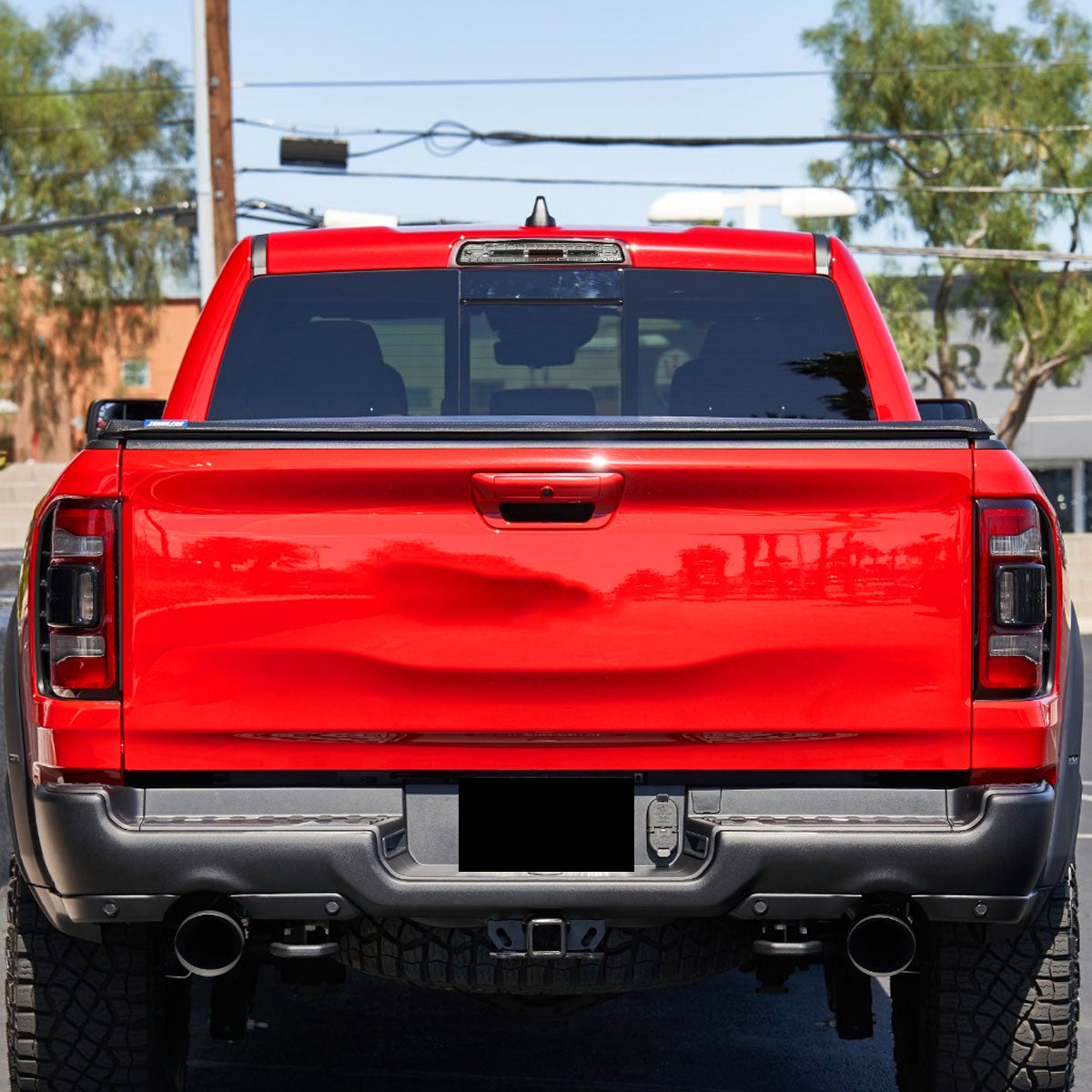 Ronnin - Fits 2009-2013 Dodge Ram 1500 2010-2013 Ram 2500 3500 LED High Mount Stop Light Third 3rd Brake Lamp Piece | Chrome