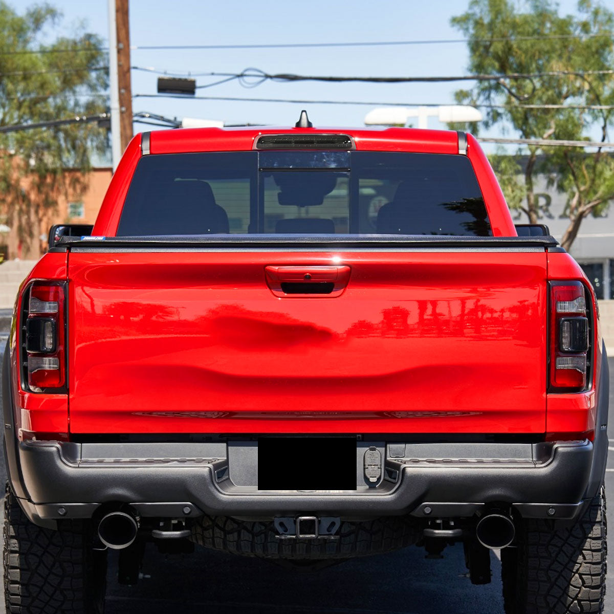 Ronnin - Fits 2009-2013 Dodge Ram 1500 2010-2013 Ram 2500 3500 LED High Mount Stop Light Third 3rd Brake Lamp Piece | Smoke