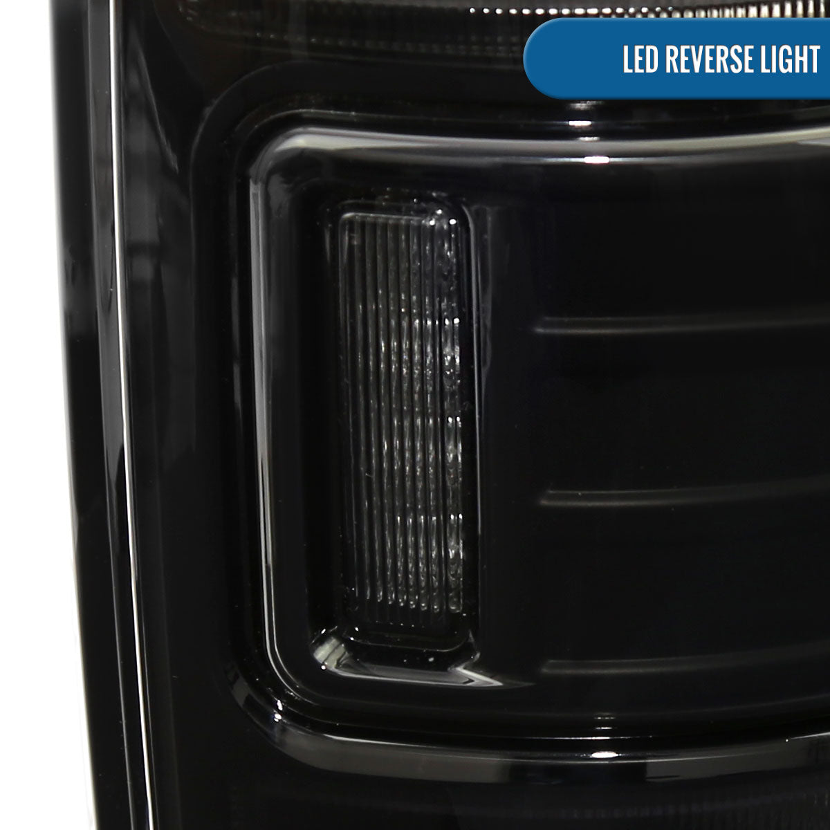 Ronnin - Fits 2009-2018 Ram 1500 2010-2018 Ram 2500 3500 2019-2022 1500 Classic Full LED Tail Lights Integrated LED Brake and Turn Signal Lamps Assembly Pair | Black Smoke