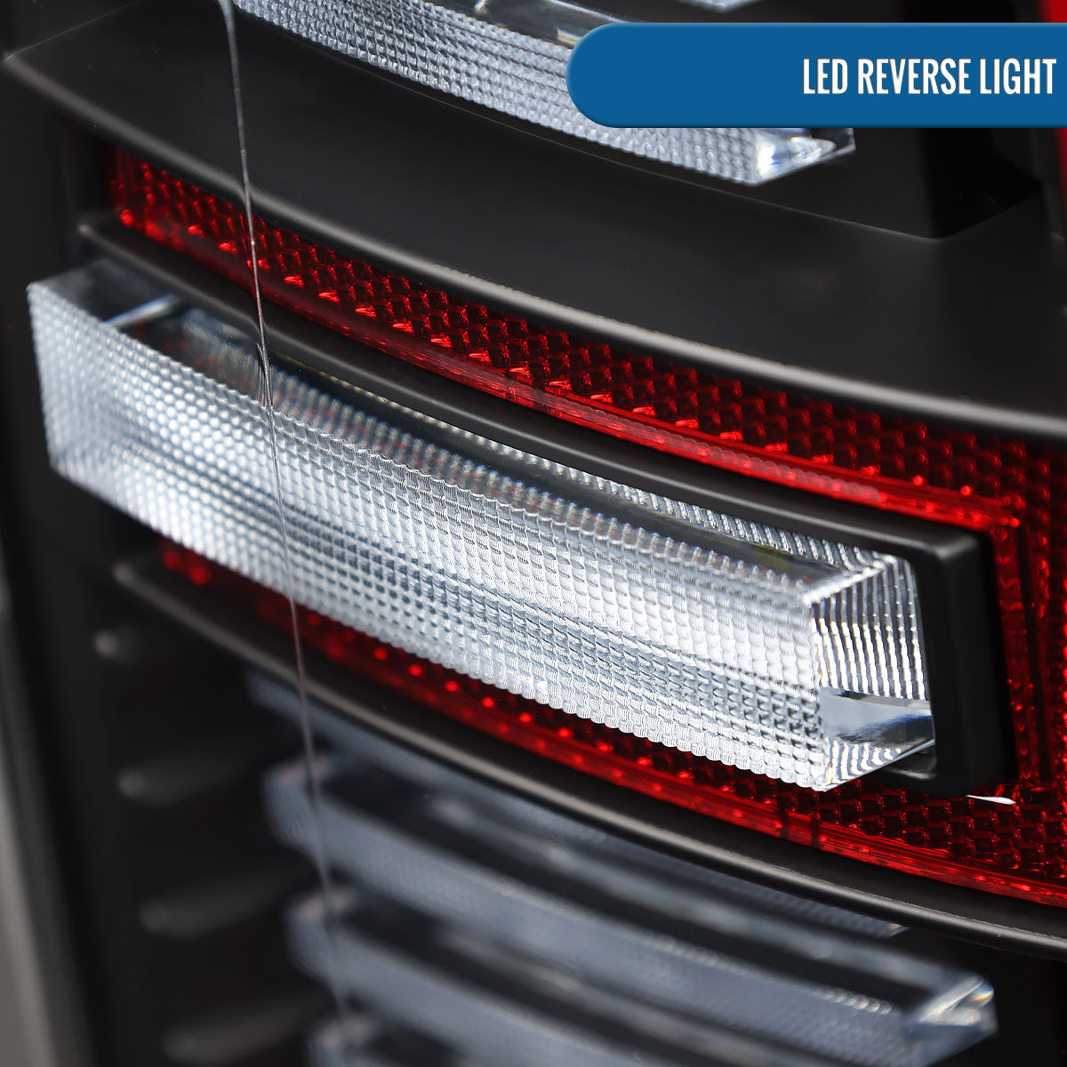Ronnin - Fits 2019-2024 Ram 1500 Upgraded Full LED Tail Lights Integrated LED Brake and Sequential Turn Signal + Animated Startup Effect Assembly Pair | Black