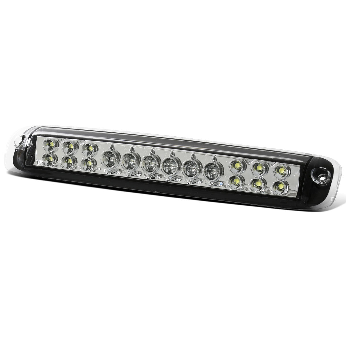 Ronnin - Fits 1999-2006 Chevy Silverado GMC Sierra 1500 2500HD 3500 LED Center High Mount Stop Lamp 3rd Third Brake Light Assembly Piece | Chrome