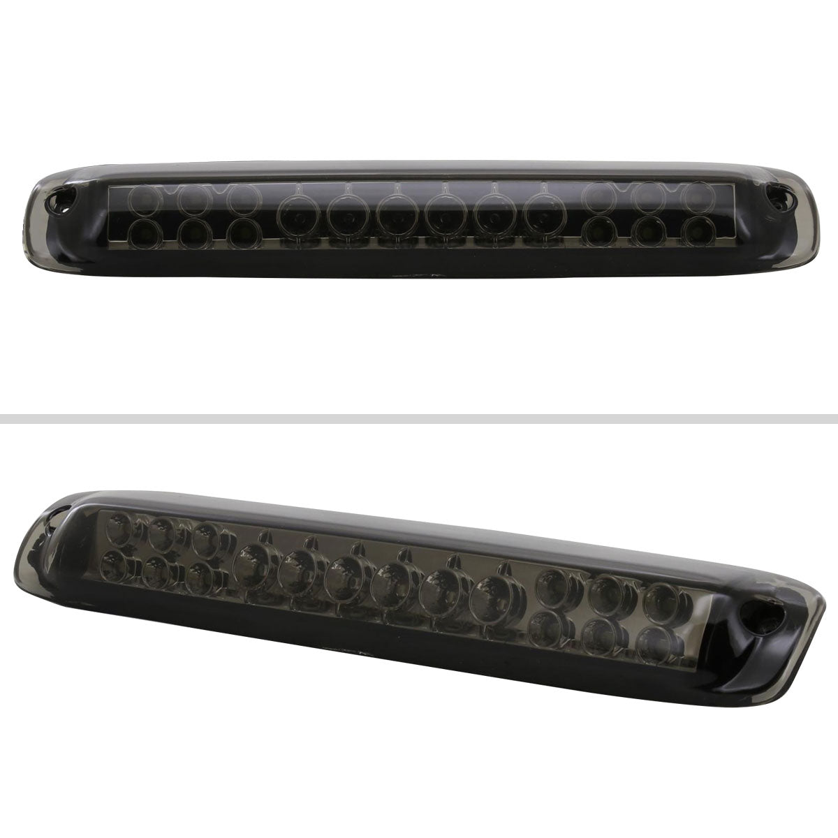 Ronnin - Fits 1999-2006 Chevy Silverado GMC Sierra 1500 2500HD 3500 LED Center High Mount Stop Lamp 3rd Third Brake Light Assembly Piece | Smoke