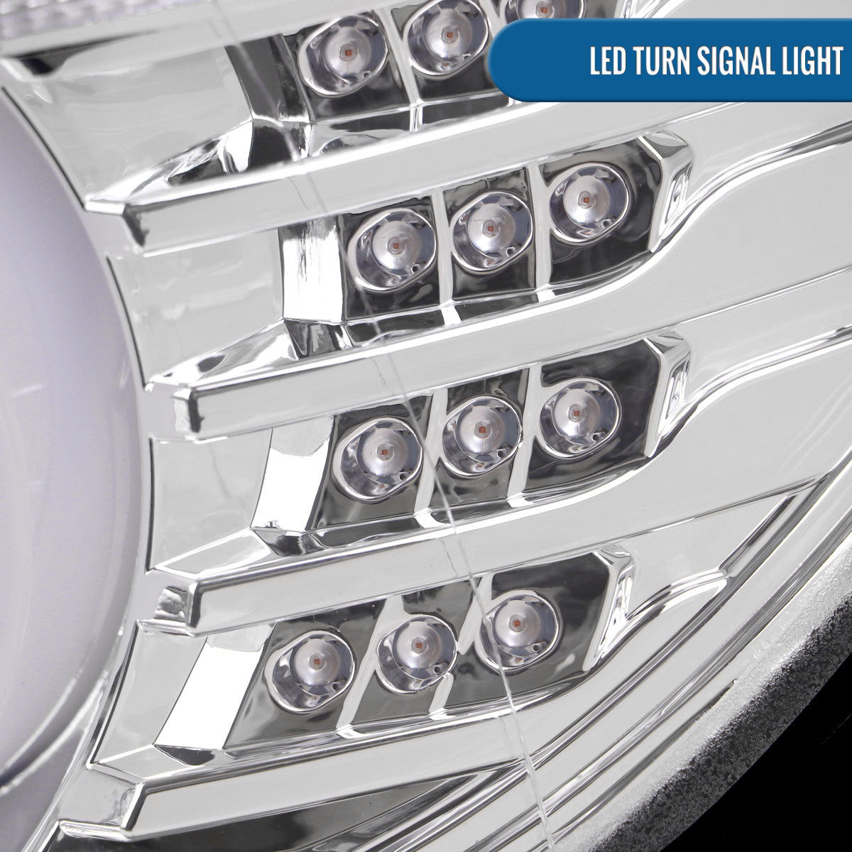 Ronnin -  Fits 2012-2015 BMW F30 3-Series Sedan 328i 335i 320i Xenon Non-AFS Upgraded U-Shaped LED Tube Projector Headlights Assembly Pair | Chrome
