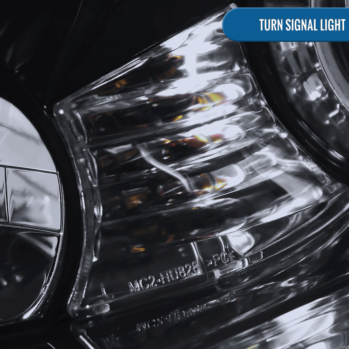 Ronnin - Fits 2006-2010 Lexus IS250 IS350 Upgrade Projector Halogen Headlights Assembly LED Integrated Running and Turn Signal Lights Pair | Black Smoke