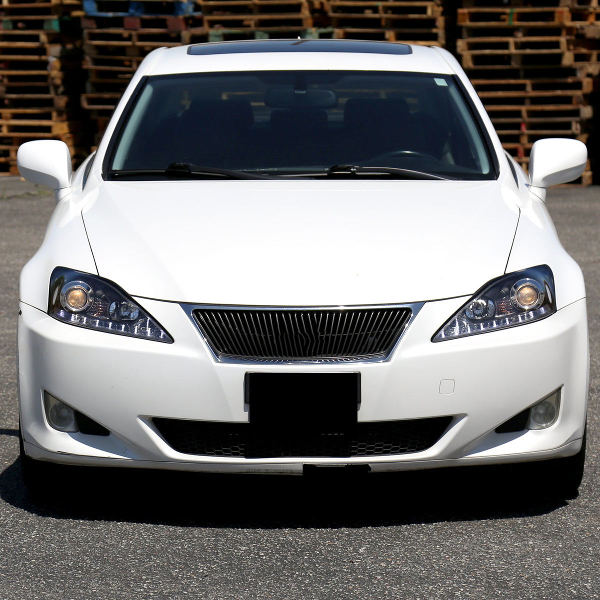 Ronnin - Fits 2006-2010 Lexus IS250 IS350 Upgrade LED Switchback Sequential Turn Signals Projector Halogen Headlights Assembly Pair | Black