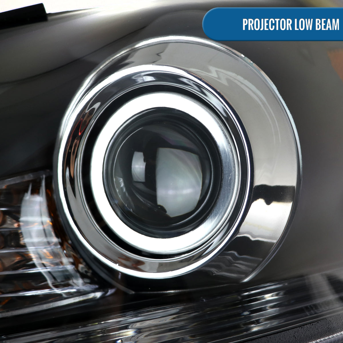 Ronnin - Fits 2006-2010 Lexus IS250 IS350 Upgrade LED Switchback Sequential Turn Signals Projector Halogen Headlights Assembly Pair | Black