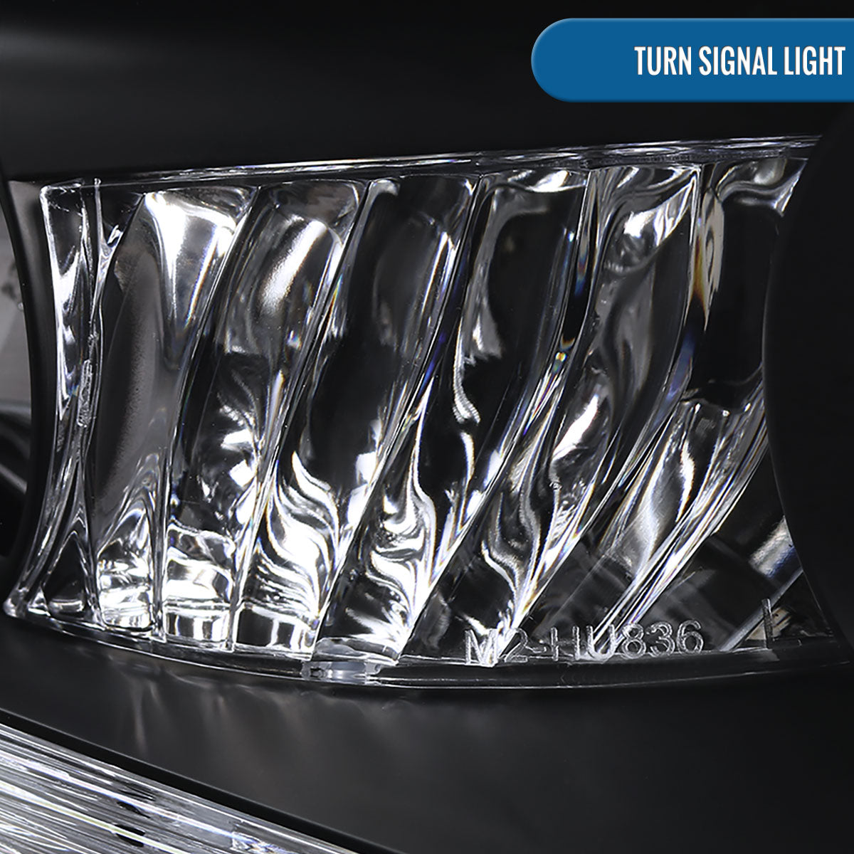 Ronnin - Fits 2001-2005 Lexus IS300 Upgrade Replacement LED Turn Signal Lights Projector Xenon Headlights Assembly Pair | Black