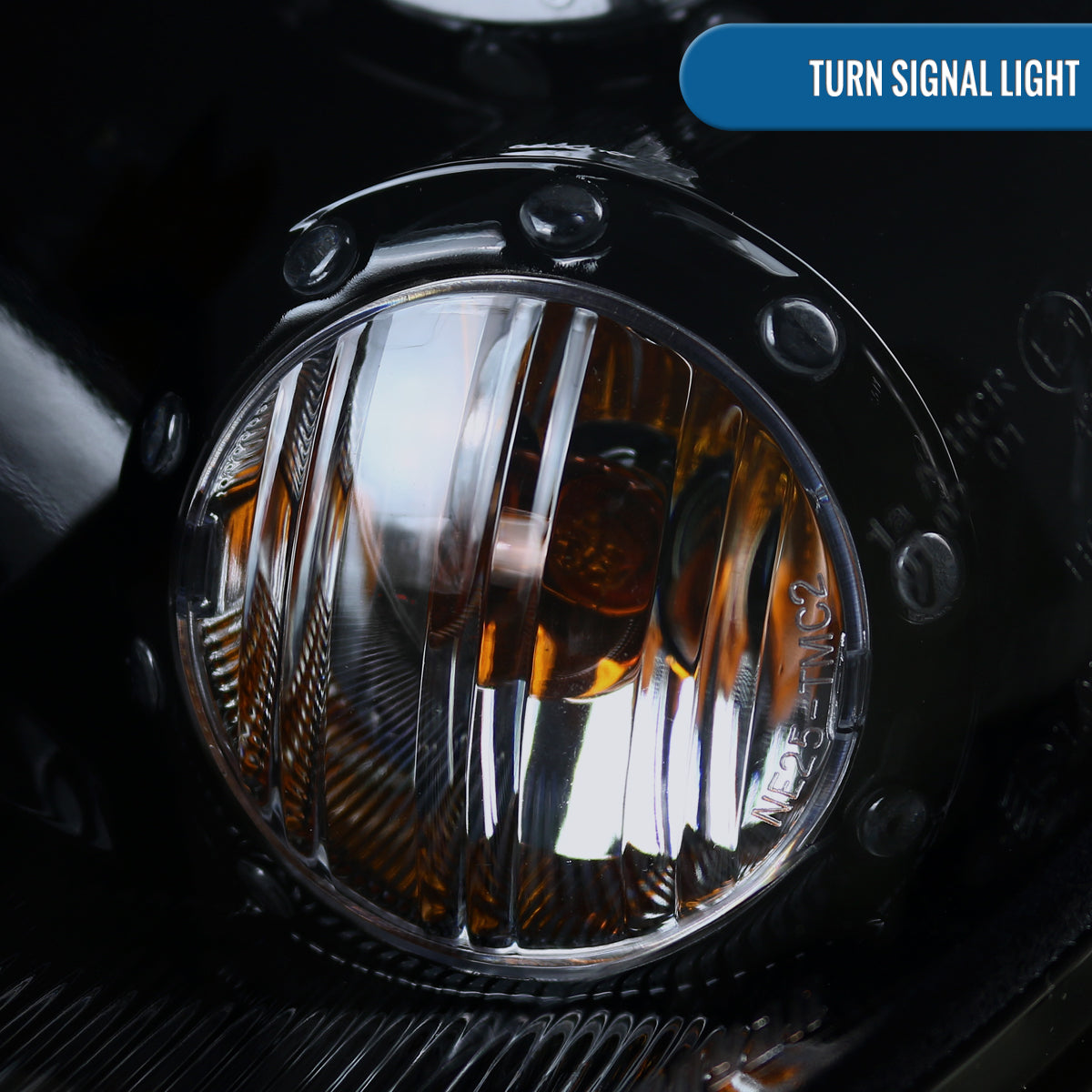Ronnin - Fits 2007-2015 Mini Cooper R55 R56 R57 R58 R59 Upgraded LED Halo Rim Projector Headlights Assembly Pair | Black Smoke