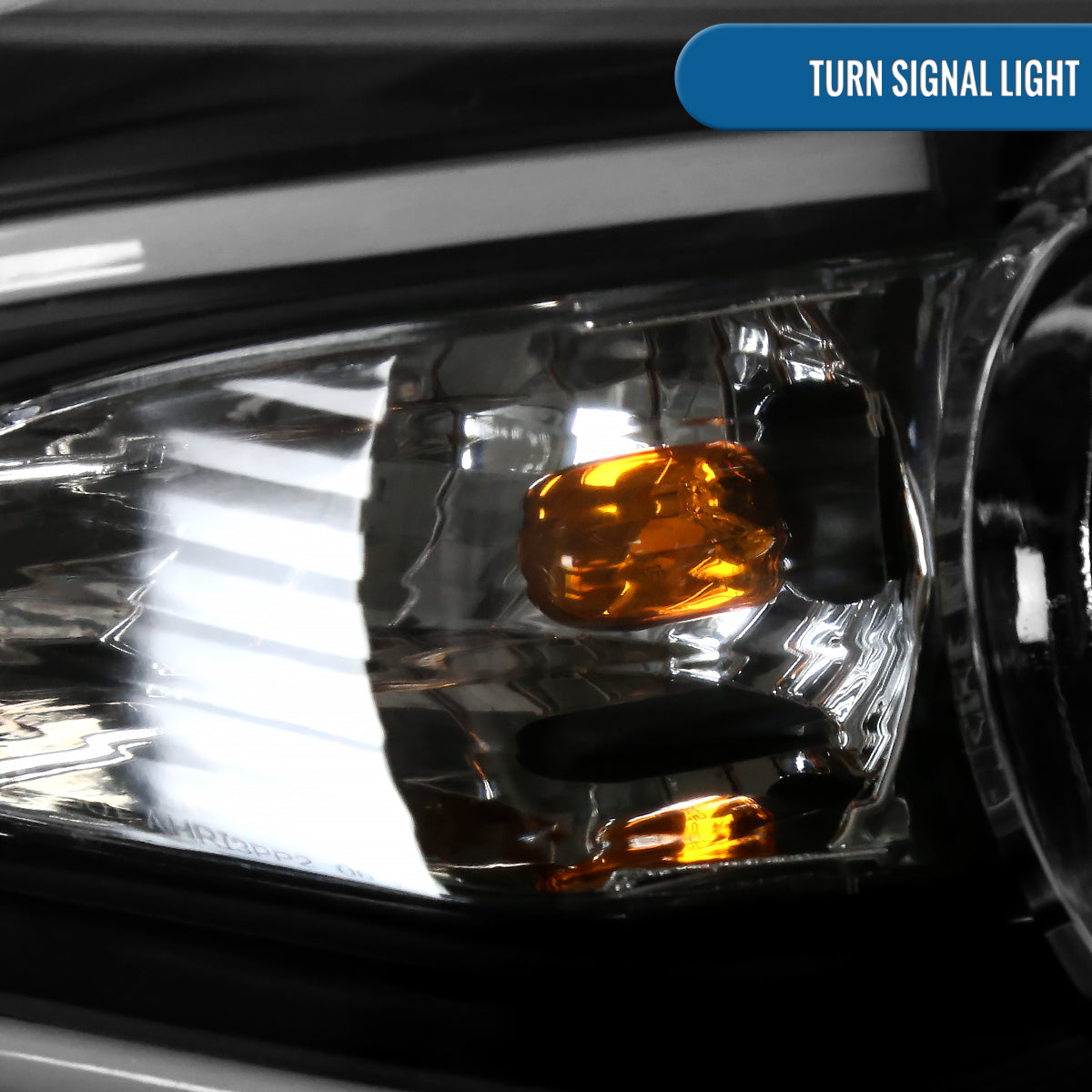 Ronnin - Fits 2010-2013 Mazda 3 Upgrade LED Running Lights Projector Halogen Headlights Assembly Pair | Black