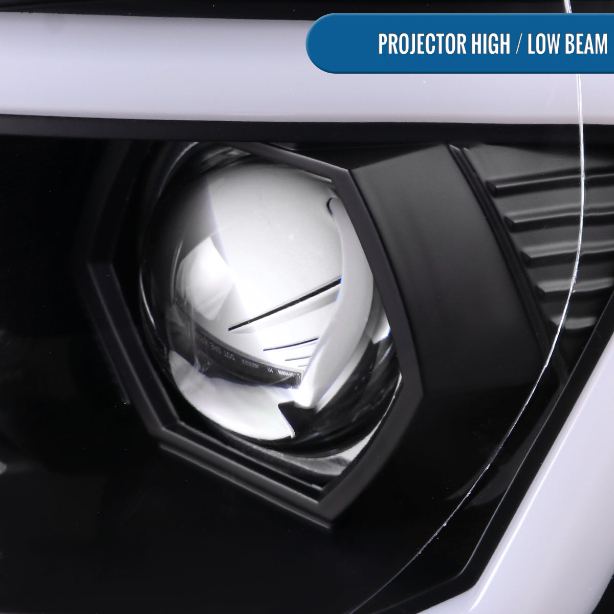 Ronnin - Fits 2006-2007 Subaru Impreza WRX STI Upgraded Projector Halogen Headlights LED Sequential Turn Signal Tube  Assembly Pair | Black