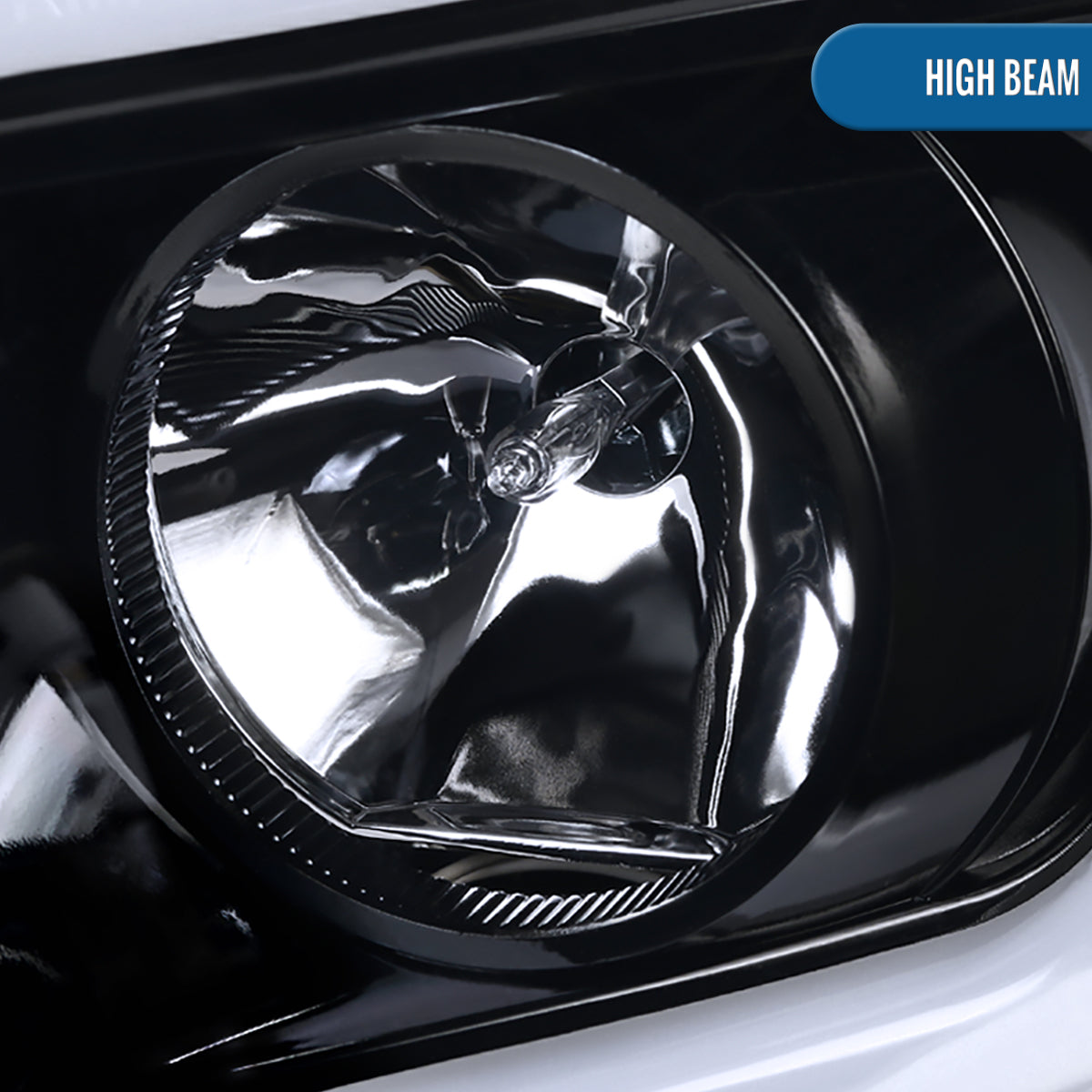 Ronnin - Fits 2015-2020 GMC Yukon/Yukon XL Upgrade Replacement LED Running Turn Signals Projector Headlights Assembly Pair | Black Smoke