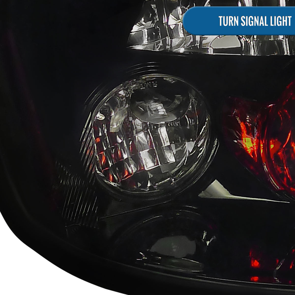 Ronnin - Fits 2006-2011 Honda Civic Coupe 2 Door Factory Replacement Tail Lights Assembly Pair | Black Smoke