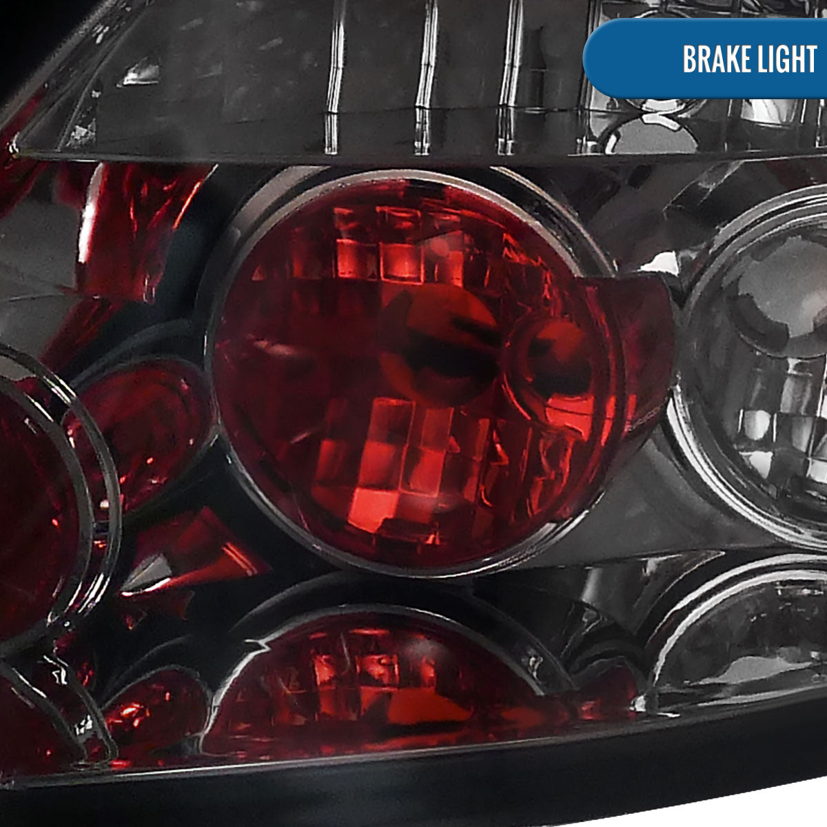 Ronnin - Fits 2006-2011 Honda Civic Coupe 2 Door Factory Replacement Tail Lights Assembly Pair | Smoke