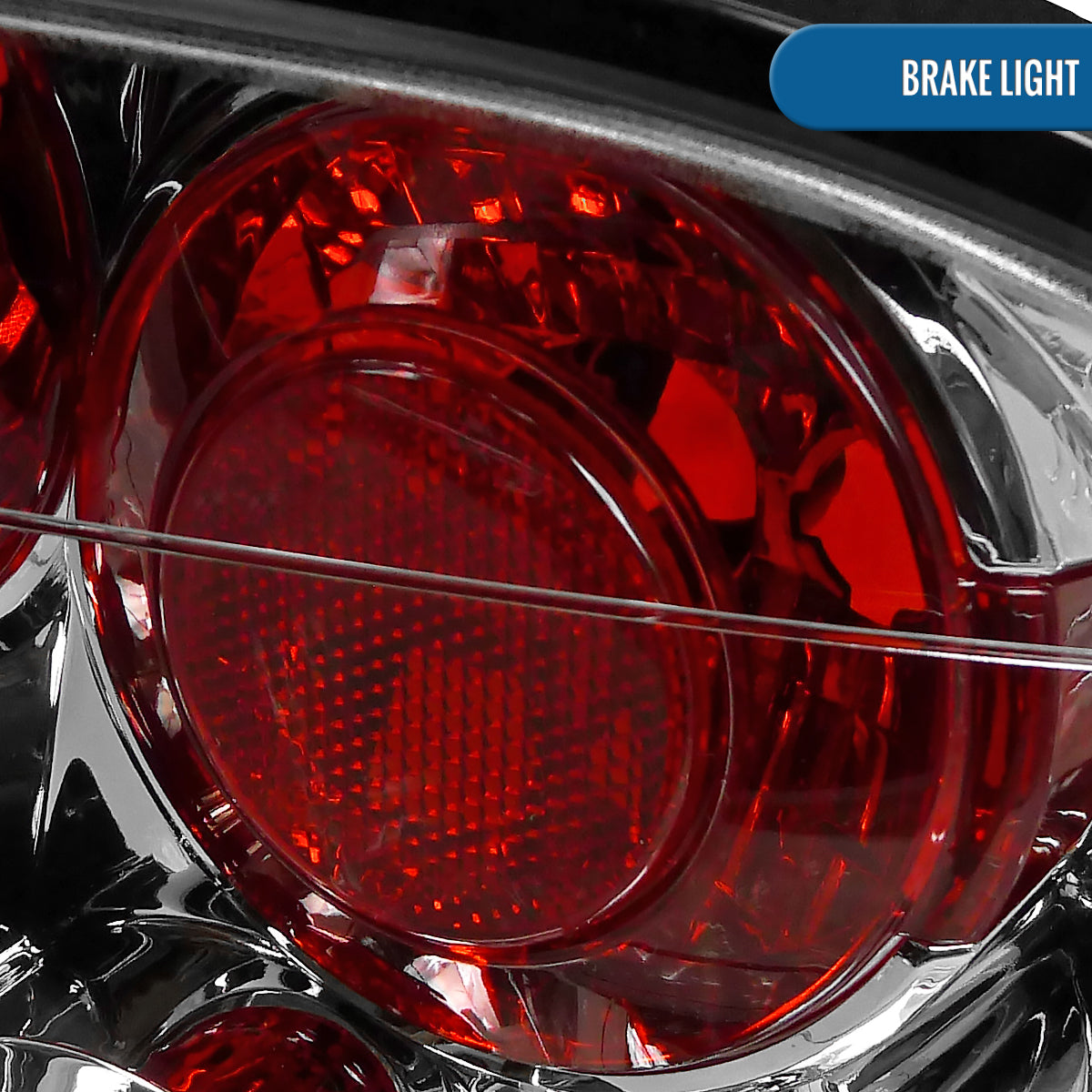 Ronnin - Fits 2006-2011 Honda Civic Sedan 4 Door Factory Replacement Tail Lights Assembly Pair | Chrome