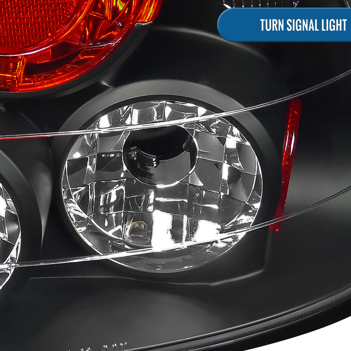 Ronnin - Fits 2006-2011 Honda Civic Sedan 4 Door Factory Replacement Tail Lights Assembly Pair | Black