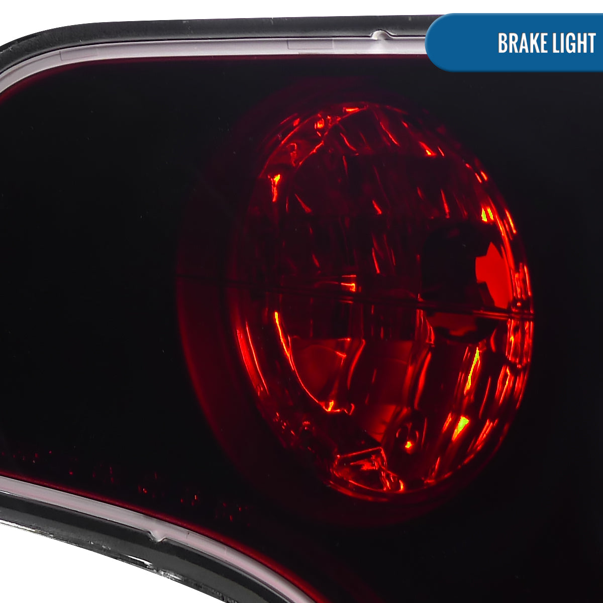 Ronnin - Fits 2006-2011 Honda Civic Sedan 4 Door Factory Replacement Tail Lights Assembly Pair | Black Red
