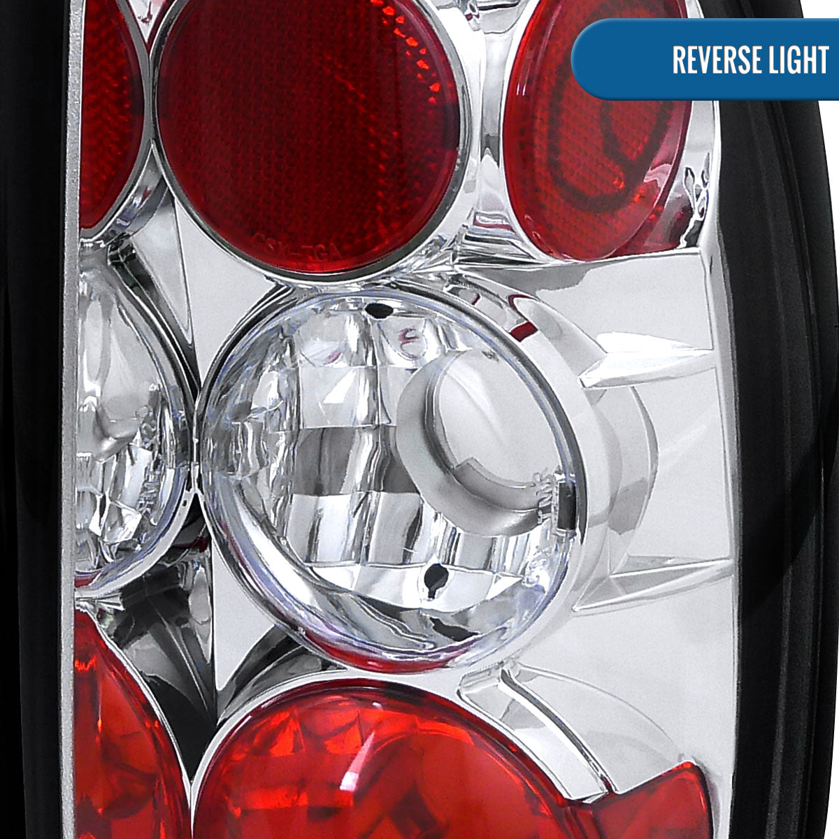 Ronnin - Fits 1997-2004 Dodge Dakota Factory Replacement Tail Lights Assembly Pair | Chrome