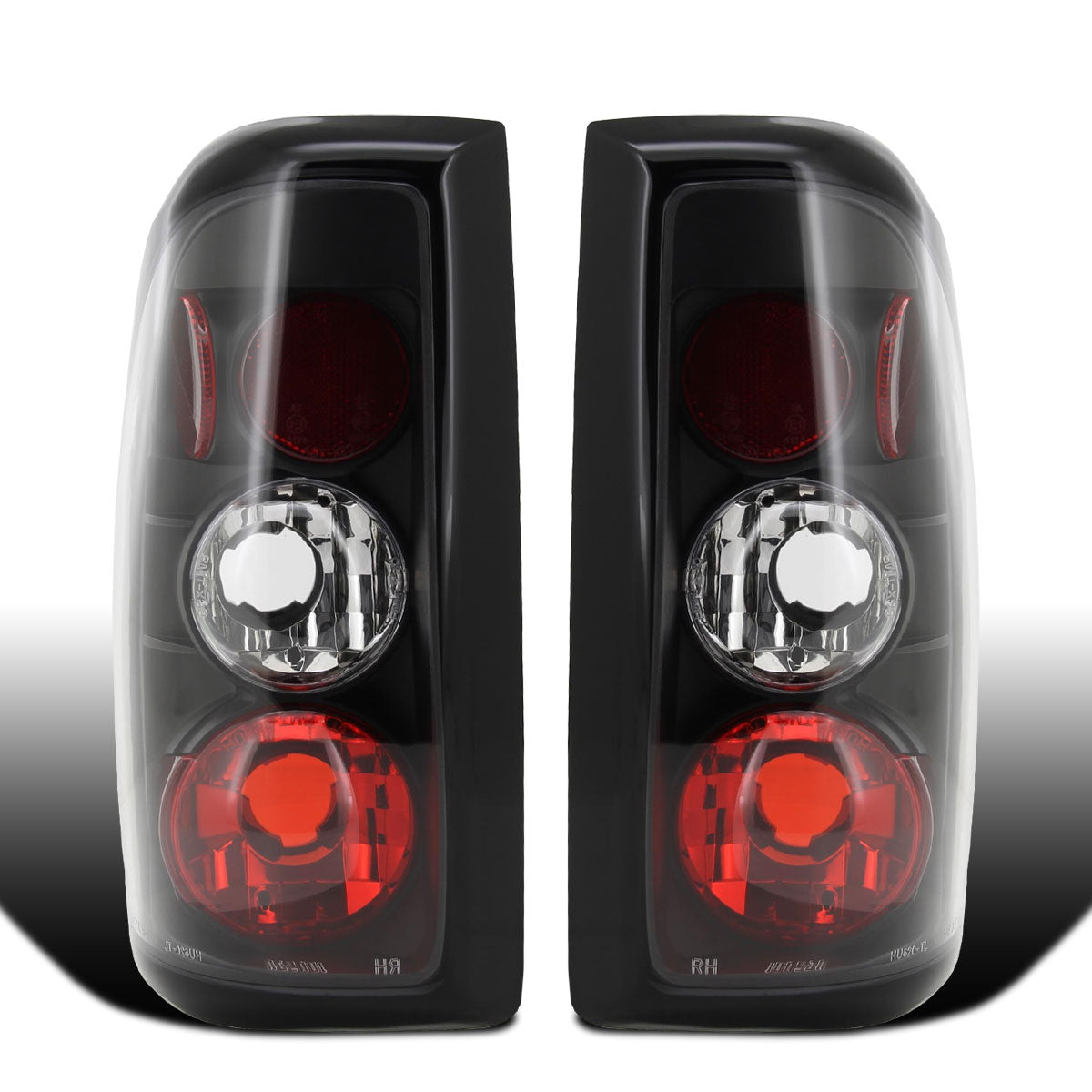 Ronnin - Fits 1997-2004 Dodge Dakota Factory Replacement Tail Lights Assembly Pair | Black