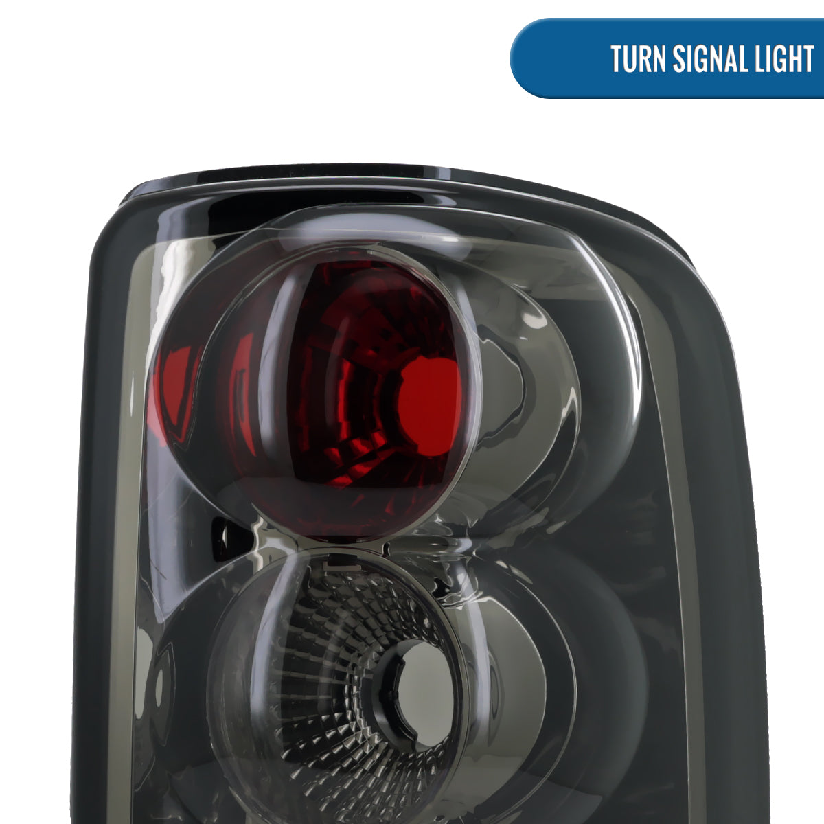 Ronnin - Fits 2000-2006 Chevy Tahoe Suburban GMC Yukon Denali XL Factory Replacement Tail Lights Assembly Pair | Smoke
