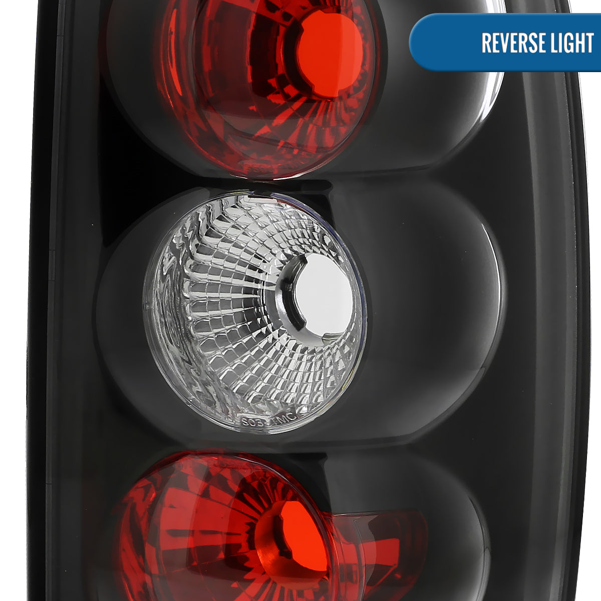 Ronnin - Fits 2000-2006 Chevy Tahoe Suburban GMC Yukon Denali XL Factory Replacement Tail Lights Assembly Pair | Black