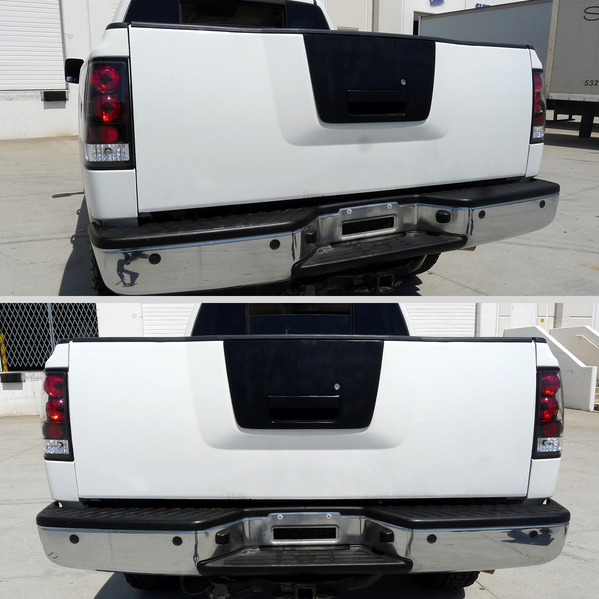 Ronnin - Fits 2004-2015 Nissan Titan Tail Lights Assembly Replacement Pair  | Black