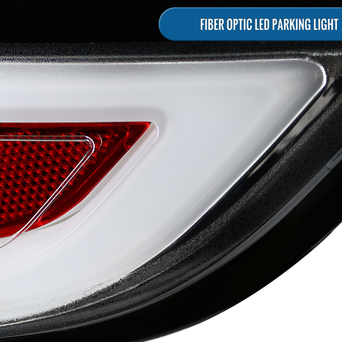 Ronnin - Fits 2005-2008 Porsche 911 997 Carrera Targa 2007-2009 Porsche 911 GT2 GT3 Turbo Upgraded Full LED Tail Lights Replacement Assembly Pair | Chrome | White Tube
