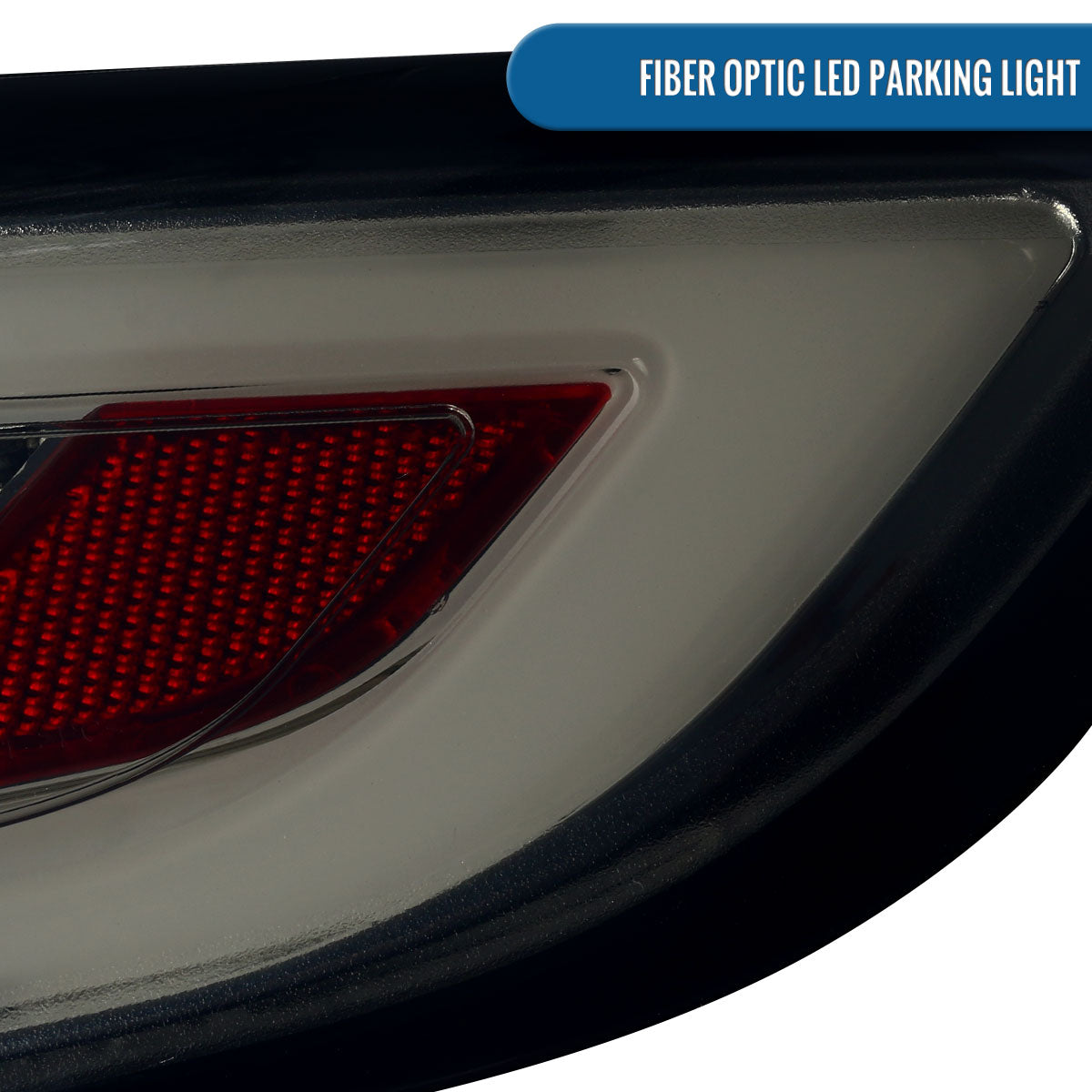 Ronnin - Fits 2005-2008 Porsche 911 997 Carrera Targa 2007-2009 Porsche 911 GT2 GT3 Turbo Upgraded Full LED Tail Lights Replacement Assembly Pair | Smoke | White Tube